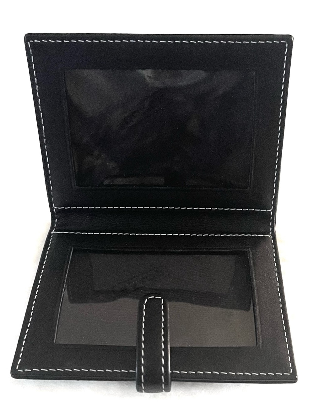 Vintage! Rare! Black Leather Coach Wallet - Card Holder with Contrast Stitching! - Picture 2 of 3